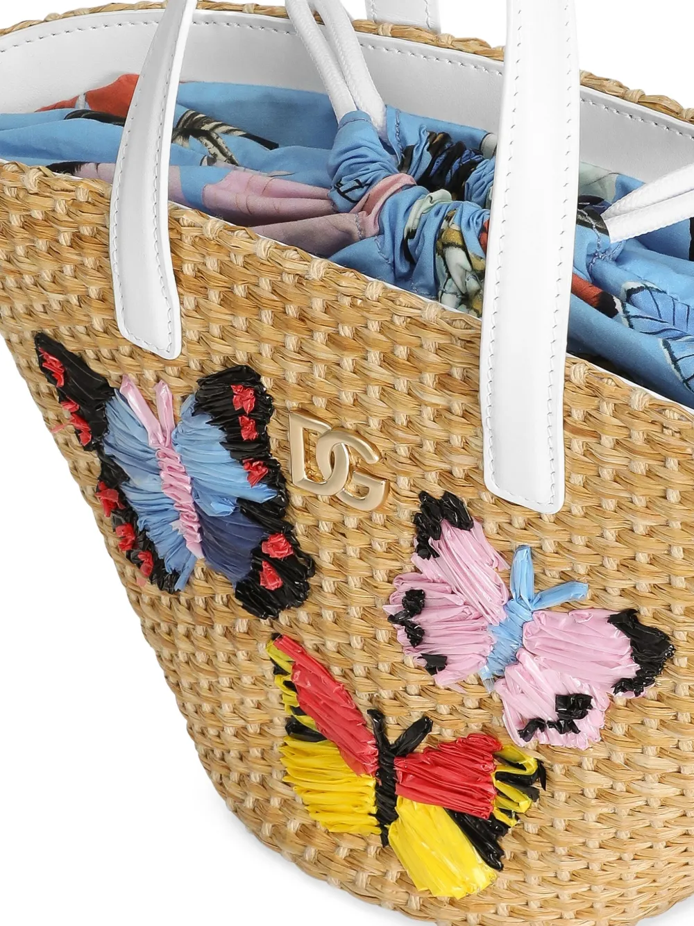 Dolce & Gabbana Kids Tas met borduurwerk Beige