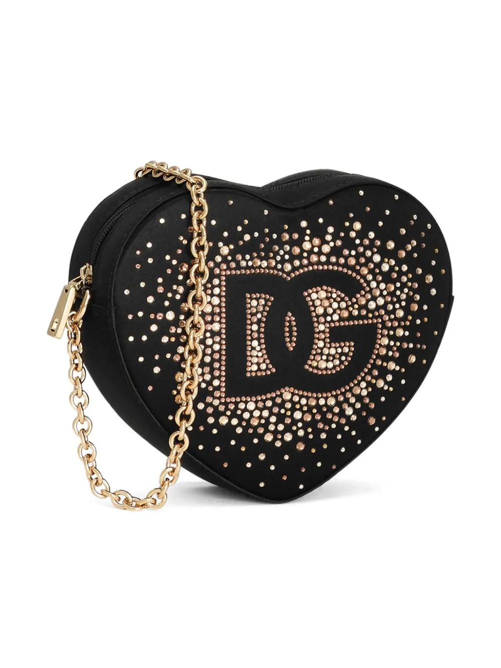 Dolce & Gabbana Kids Tas verfraaid met kristal Zwart