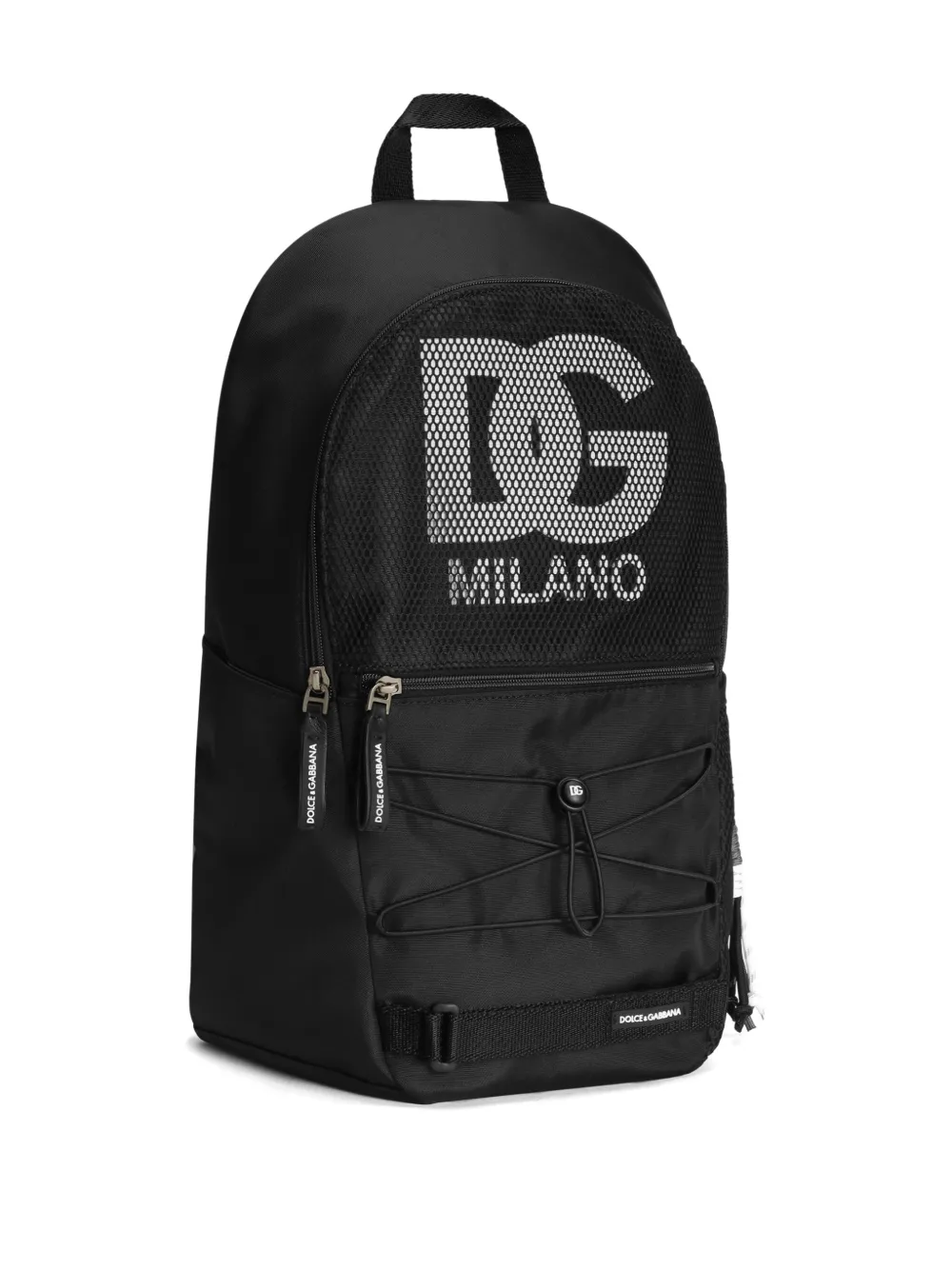 Dolce & Gabbana Kids Rugzak met logoprint Zwart