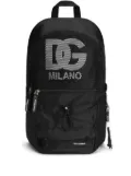 Dolce & Gabbana Kids logo-print backpack - Black