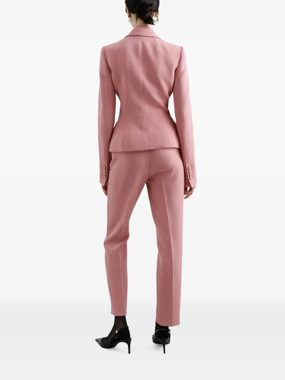 Dolce & Gabbana Blazer met enkele rij knopen Roze