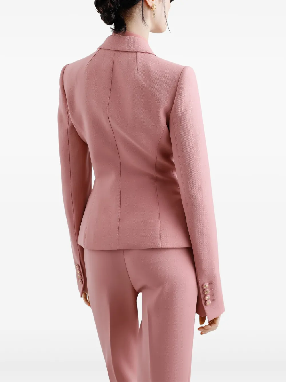 Dolce & Gabbana Blazer met enkele rij knopen Roze