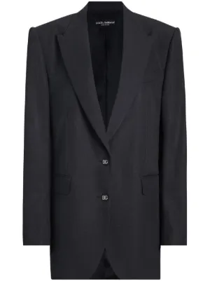 Dolce & Gabbana クロップド テーラードジャケット | ブラック