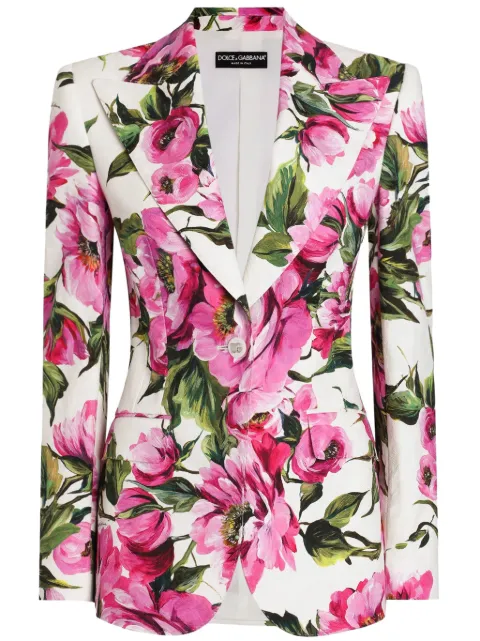 Dolce & Gabbana floral-print blazer