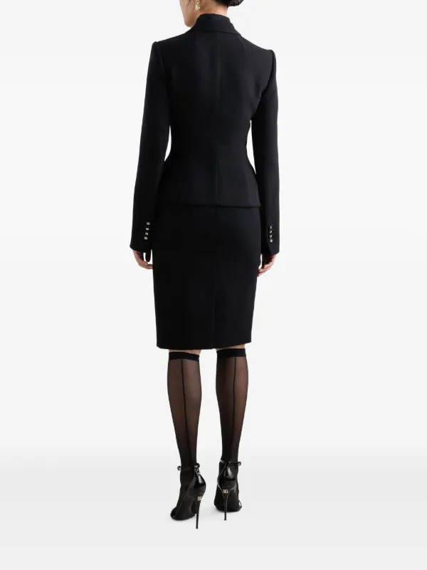 【DOLCE&GABBANA】ふくらはぎ丈ペンシルスカート Dolce & Gabbana ペンシルスカート | ブラック | FARFETCH JP