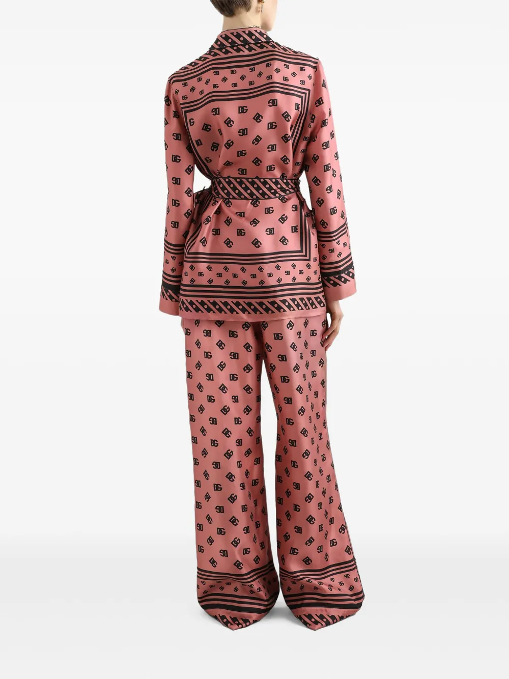 Dolce & Gabbana Overhemd met print Roze
