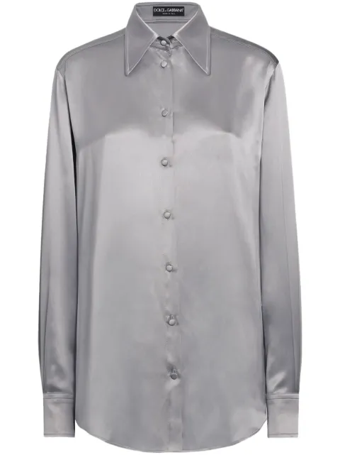 Dolce & Gabbana silk crepe-de-chine shirt