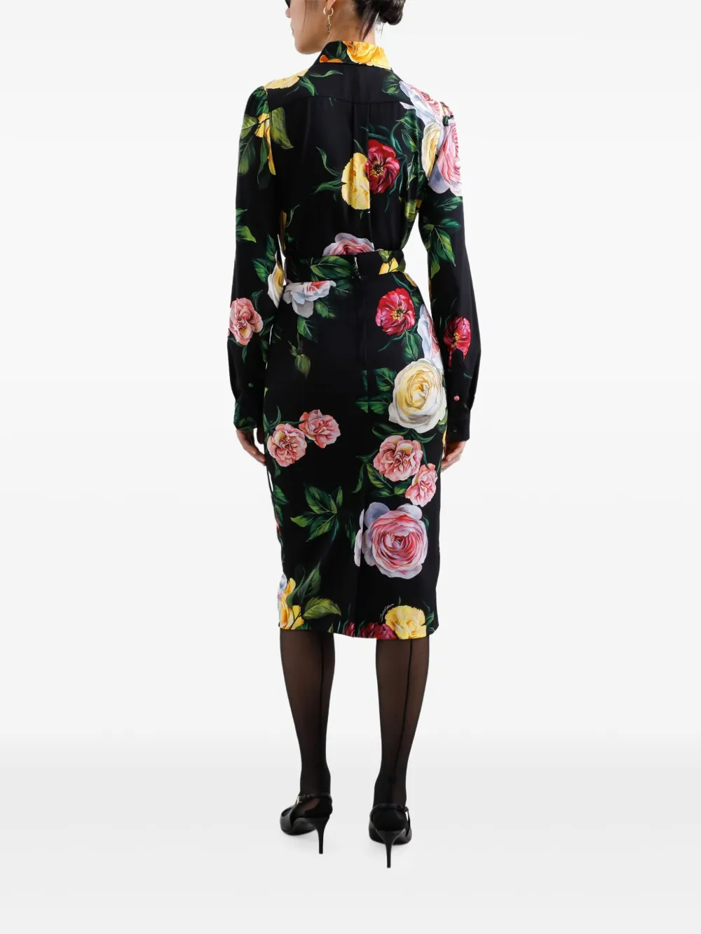 Dolce & Gabbana Zijden blouse Zwart