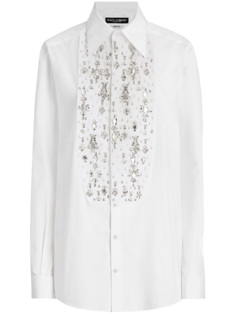 Dolce & Gabbana Blouse verfraaid met stras Wit