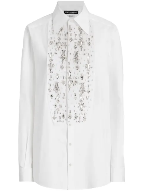 Dolce & Gabbana camisa con detalles de strass