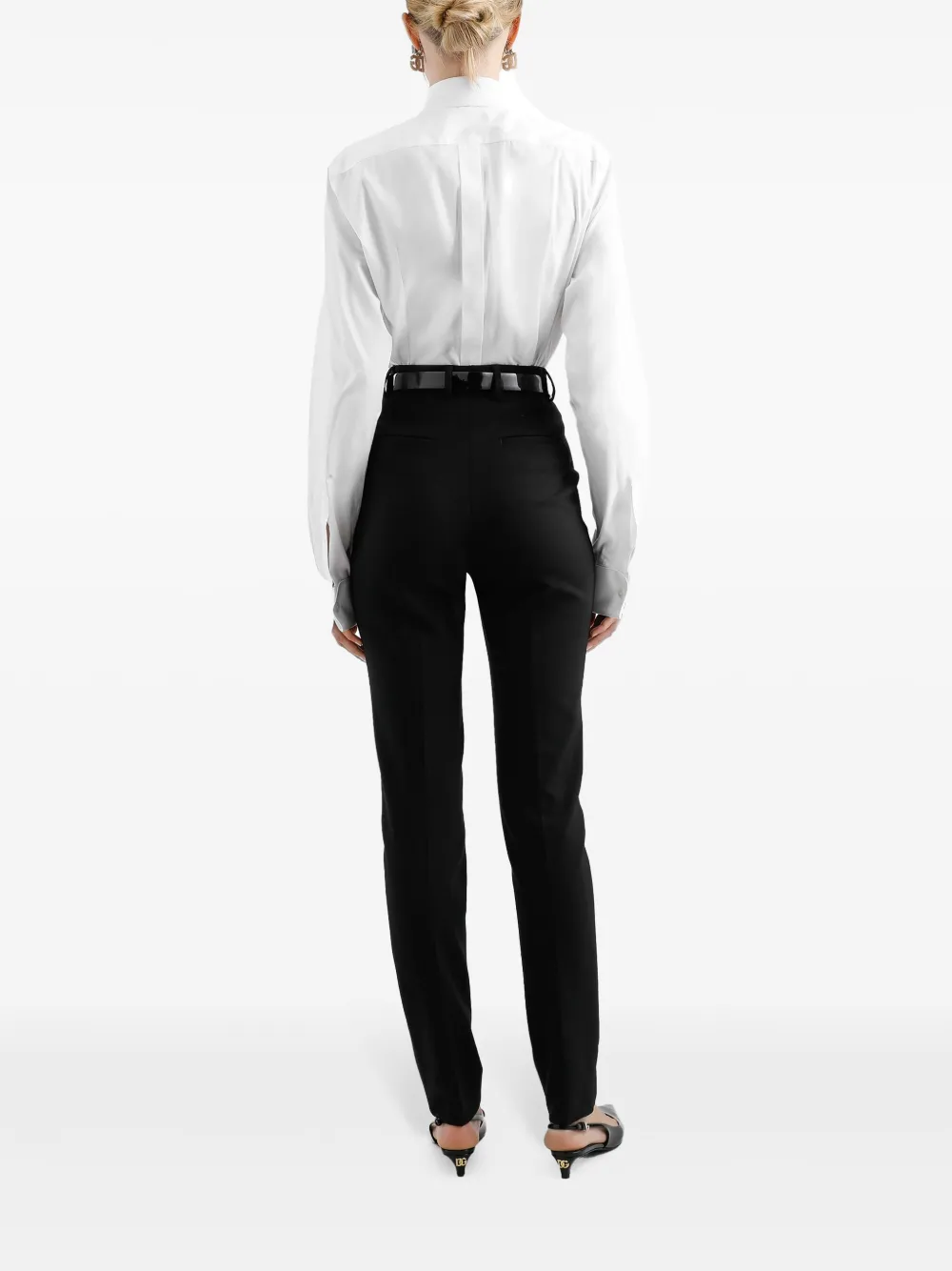 DOLCE & GABBANA RHINESTONE-EMBELLISHED SHIRT