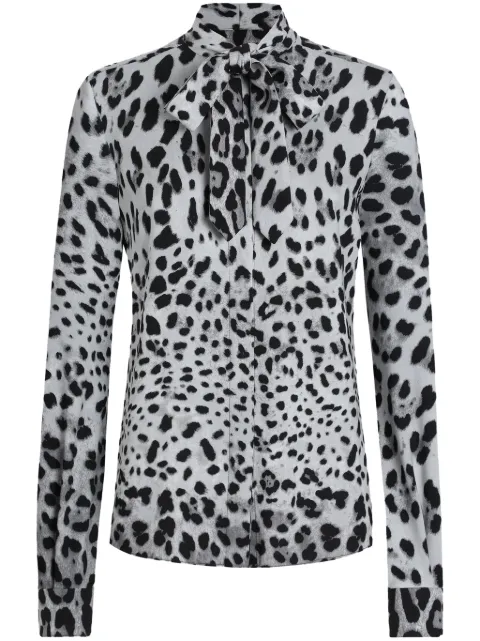 Dolce & Gabbana animal-print blouse