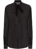 Dolce & Gabbana sheer shirt - Black