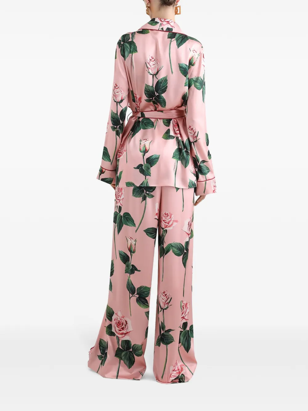 Dolce & Gabbana Blouse met bloemenprint Roze