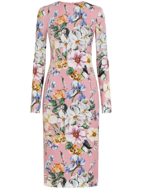 Dolce & Gabbana floral-print midi dress