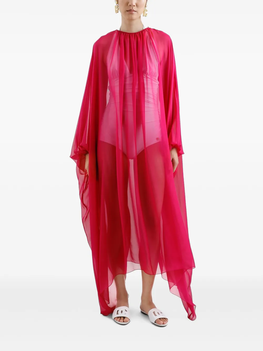 Dolce & Gabbana Semi-doorzichtige tuniek - Roze