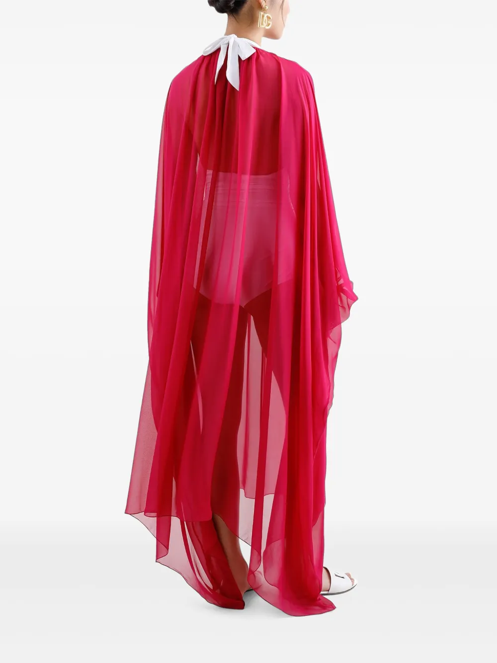 Dolce & Gabbana sheer kaftan dress