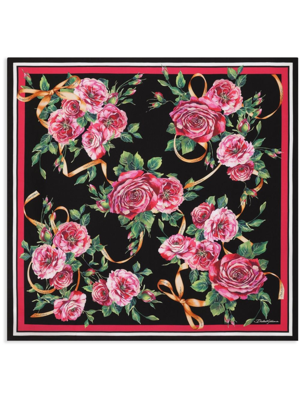 floral-print foulard