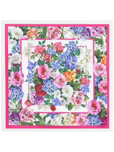 Dolce & Gabbana وشاح بطبعة زهور