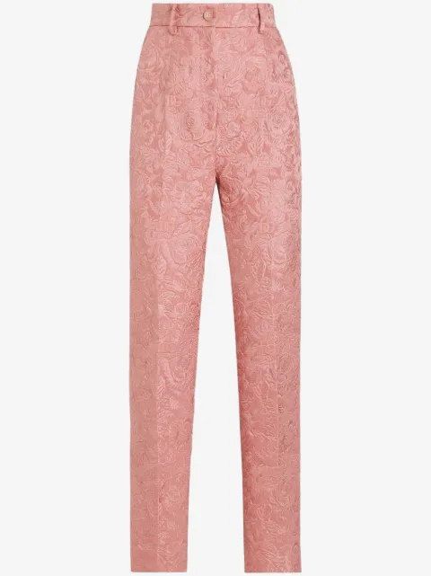 Dolce & Gabbana DNA brocade trousers