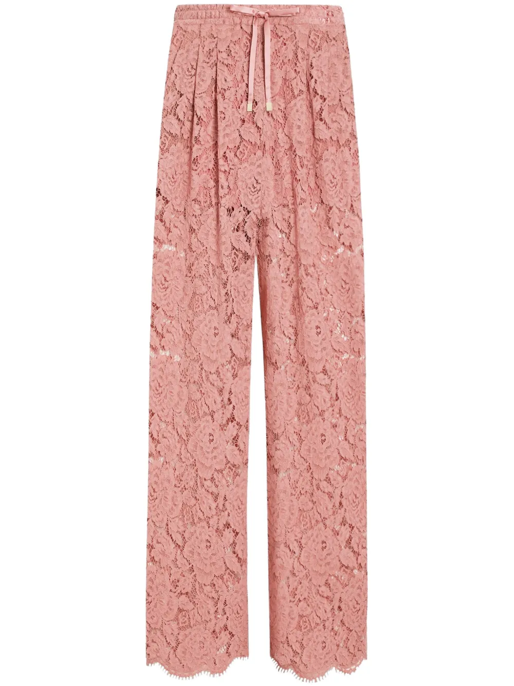 Dolce & Gabbana フローラルレース パンツ - ピンク Dolce & Gabbana フローラルレース パンツ - ピンク