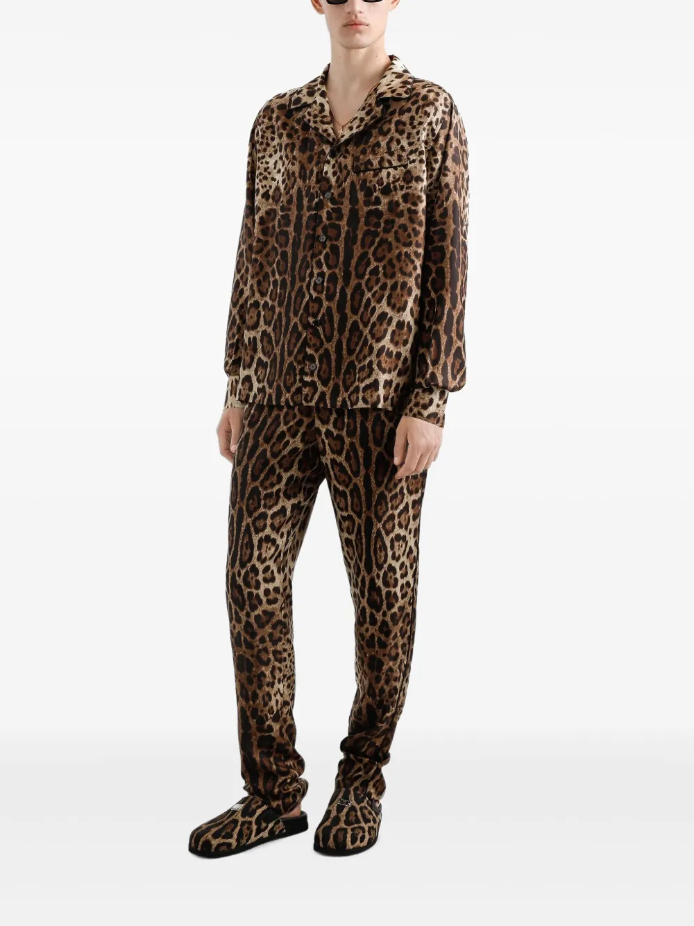 Dolce & Gabbana leopard-print shirt - Bruin