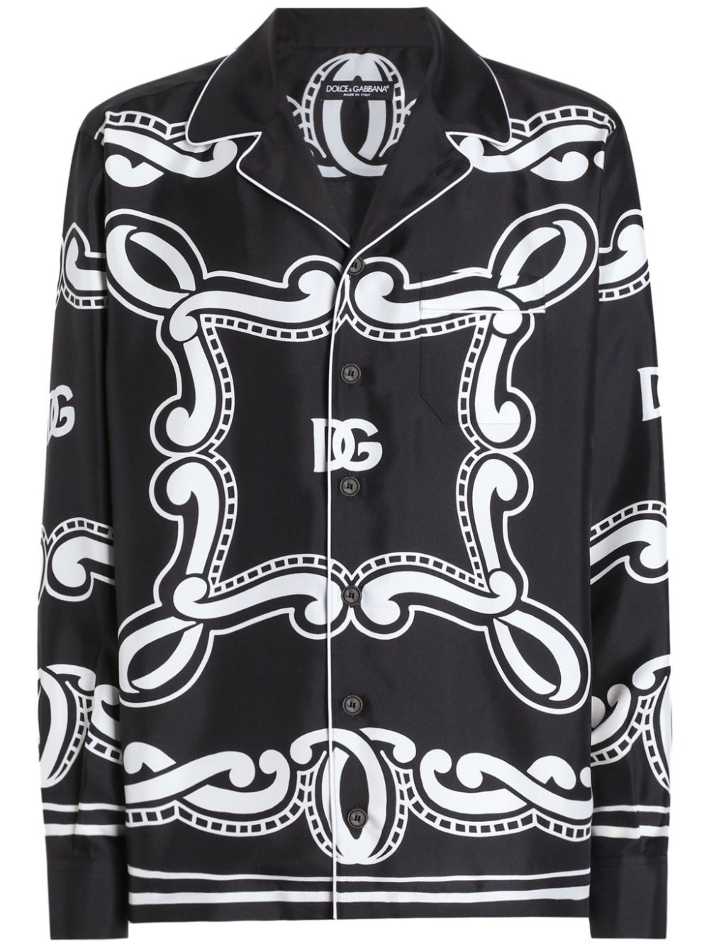 Dolce & Gabbana bandanna-print shirt - Black