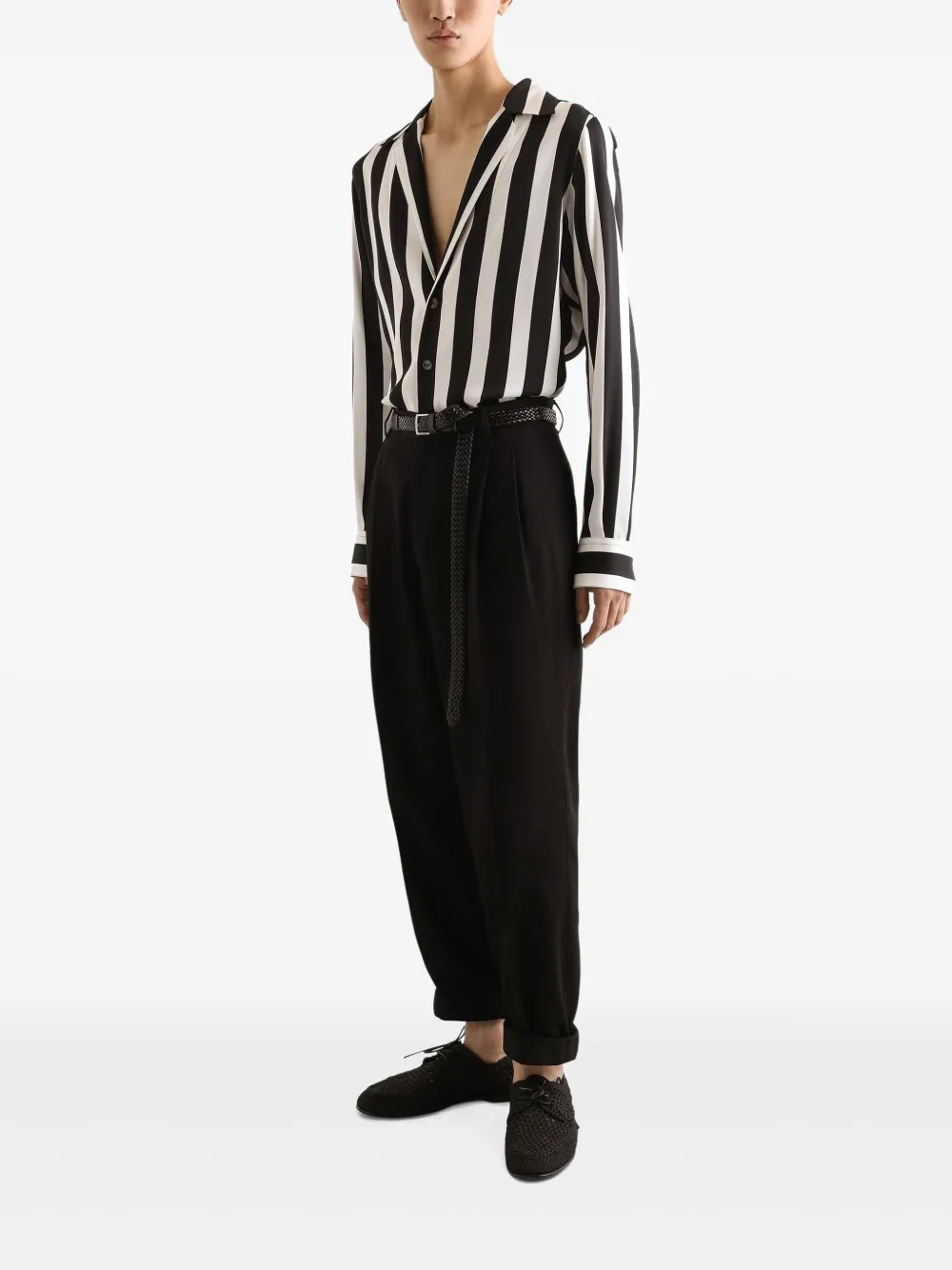 Dolce & Gabbana striped shirt - Zwart