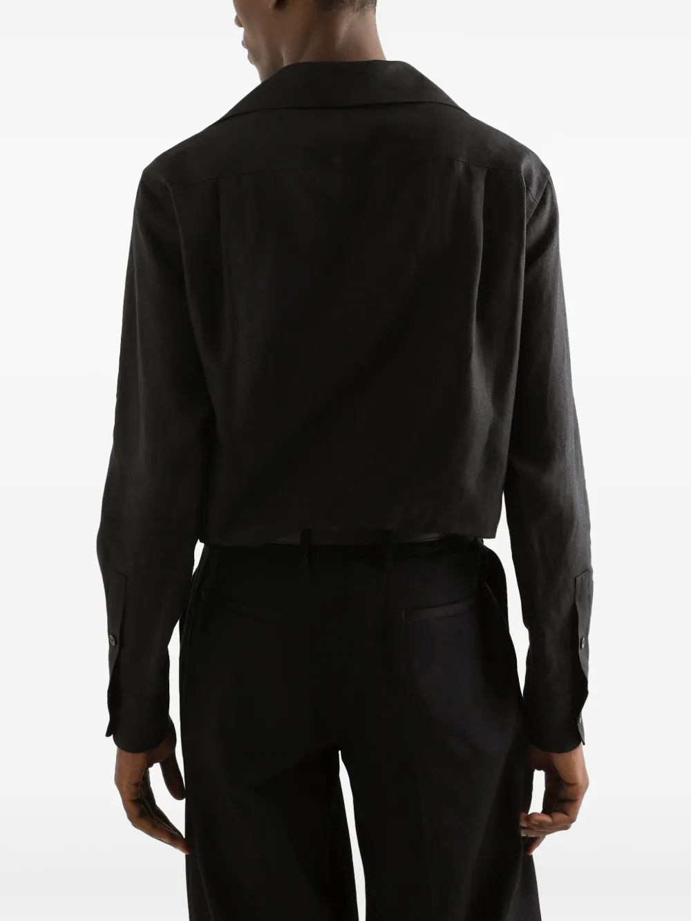 Dolce & Gabbana Overhemd met matrozenkraag Zwart