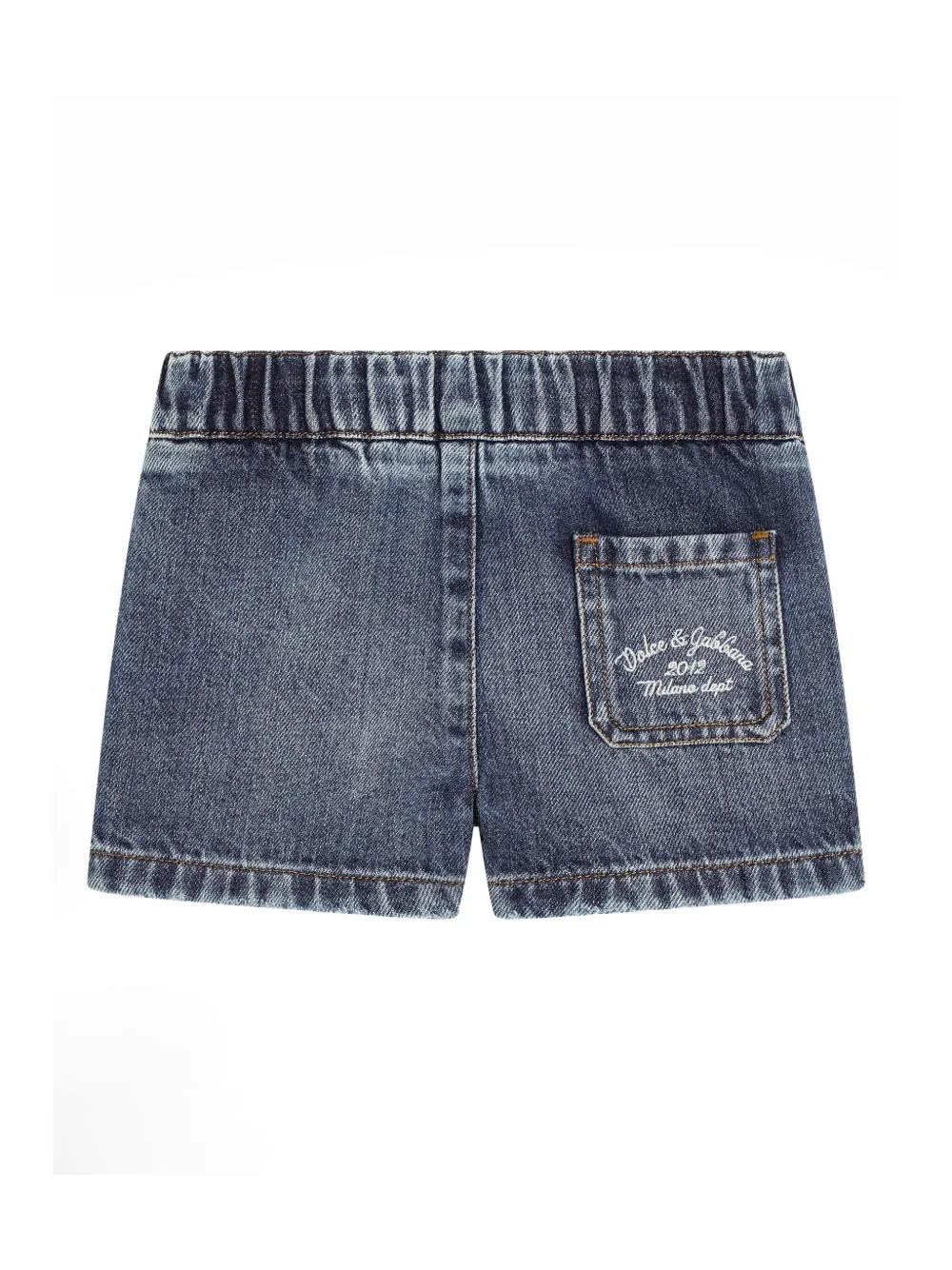 Dolce & Gabbana Kids Spijkershorts - Blauw