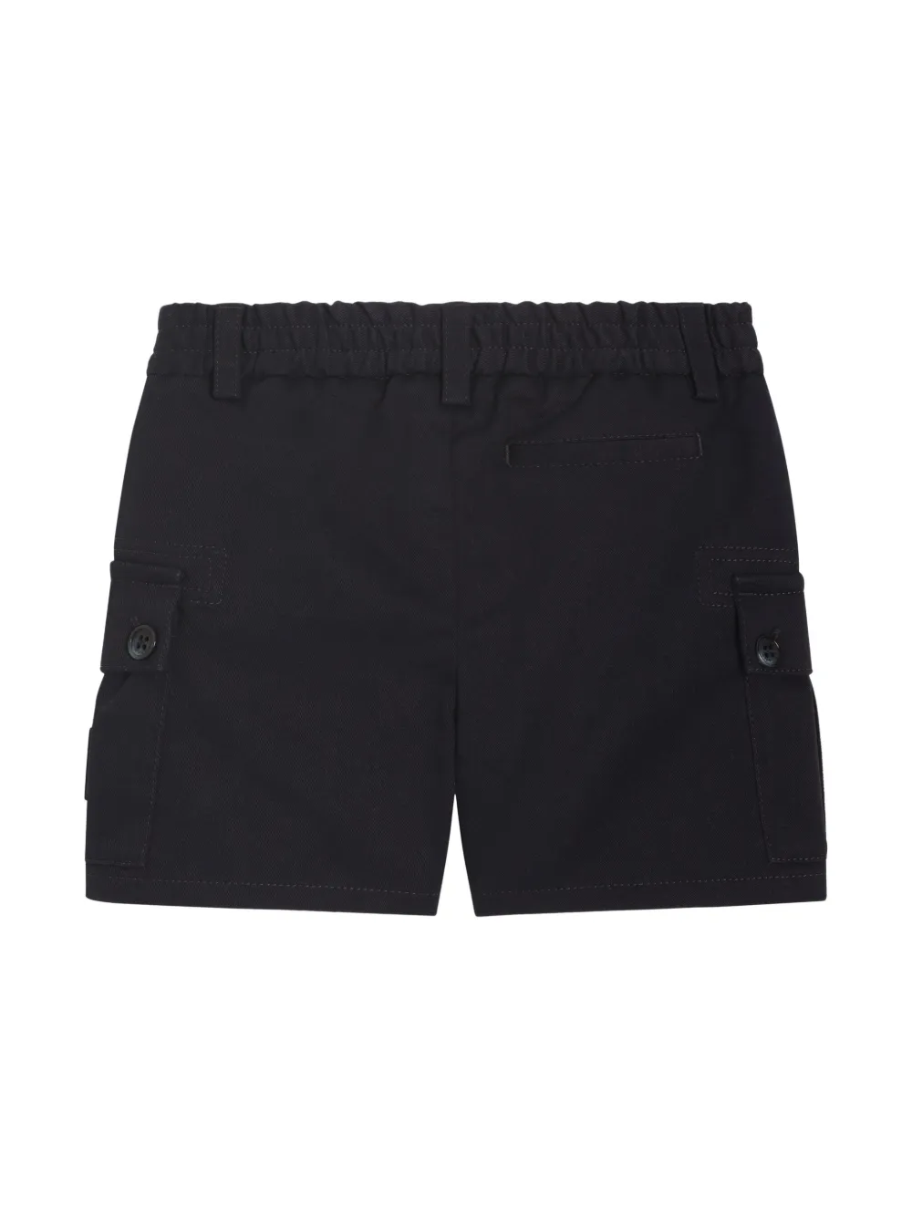 Dolce & Gabbana Kids Shorts met logoplakkaat - Blauw