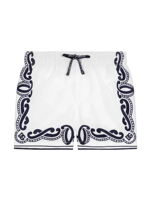 Dolce & Gabbana Kids بدلة 'باندانا' بشورت