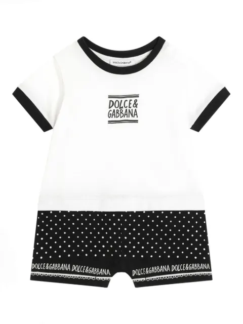 Dolce & Gabbana Kids mameluco con botones
