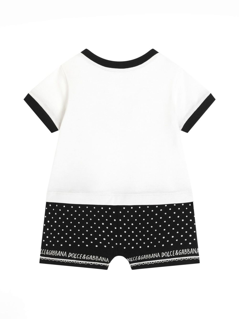 Dolce & Gabbana Kids Katoenen babypakje - Wit