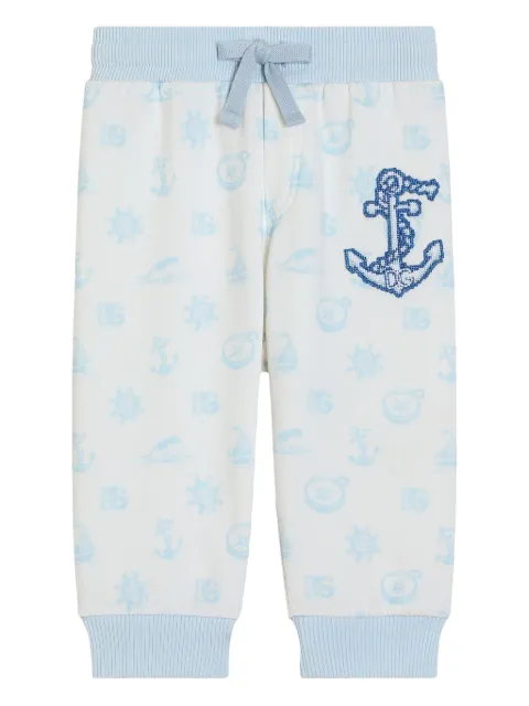 Dolce & Gabbana Kids monogram logo trousers 