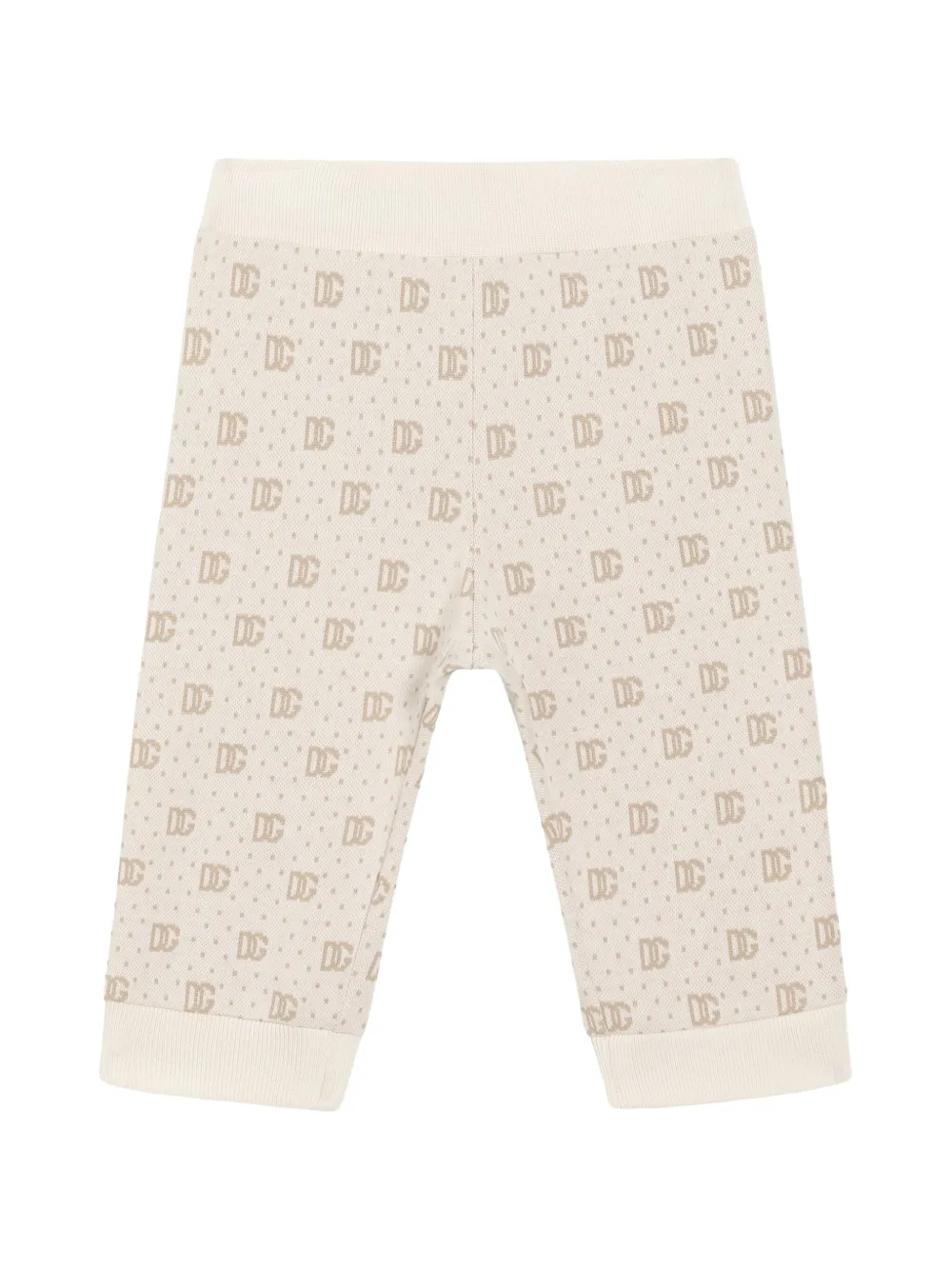 Dolce & Gabbana Kids Trainingsbroek met logoprint Beige