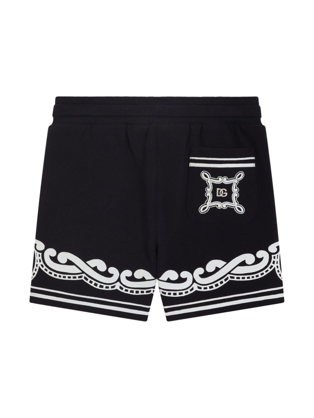 Dolce & Gabbana Kids Shorts met print - Blauw