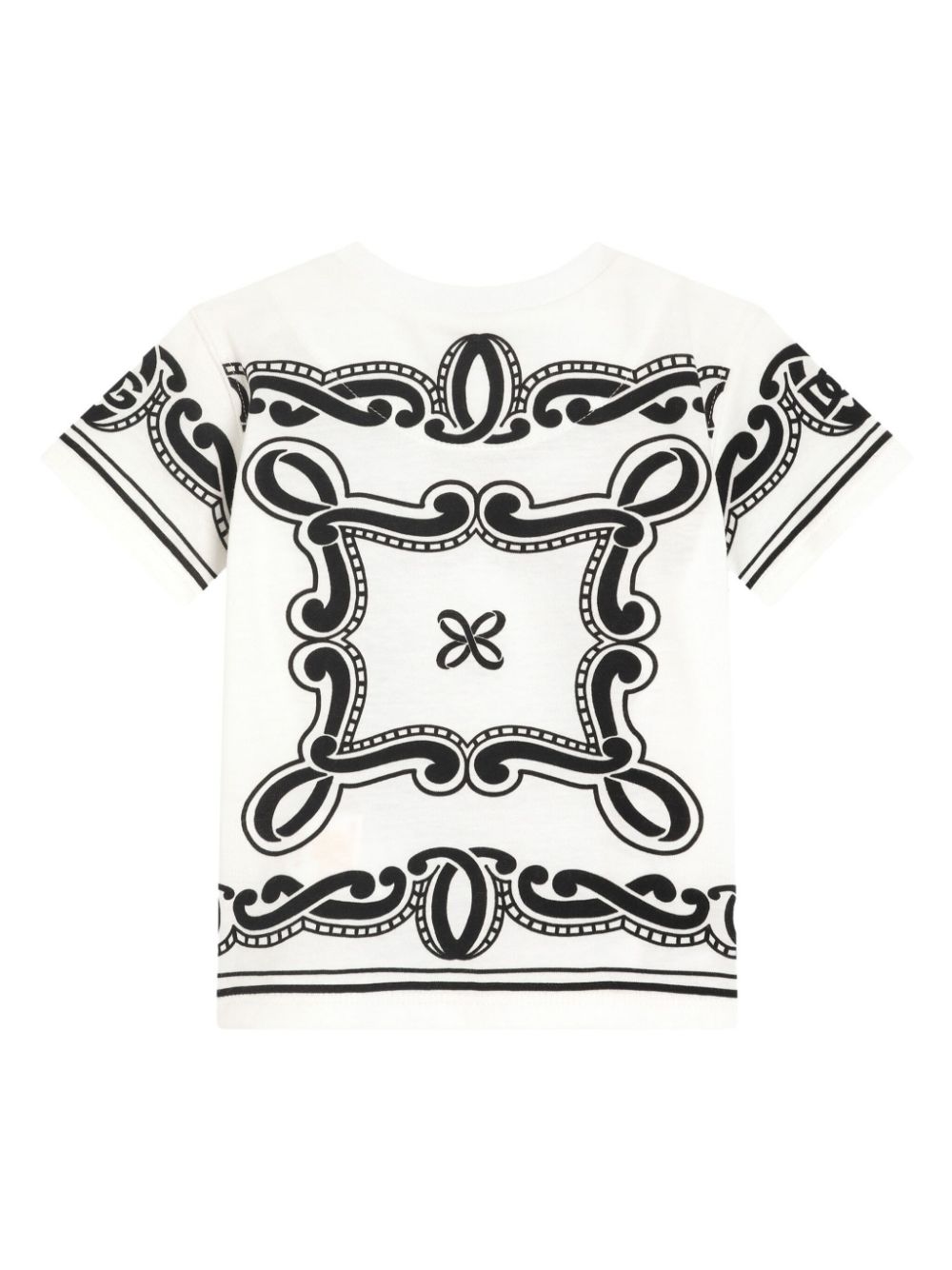 Dolce & Gabbana Kids bandana-print T-shirt - White