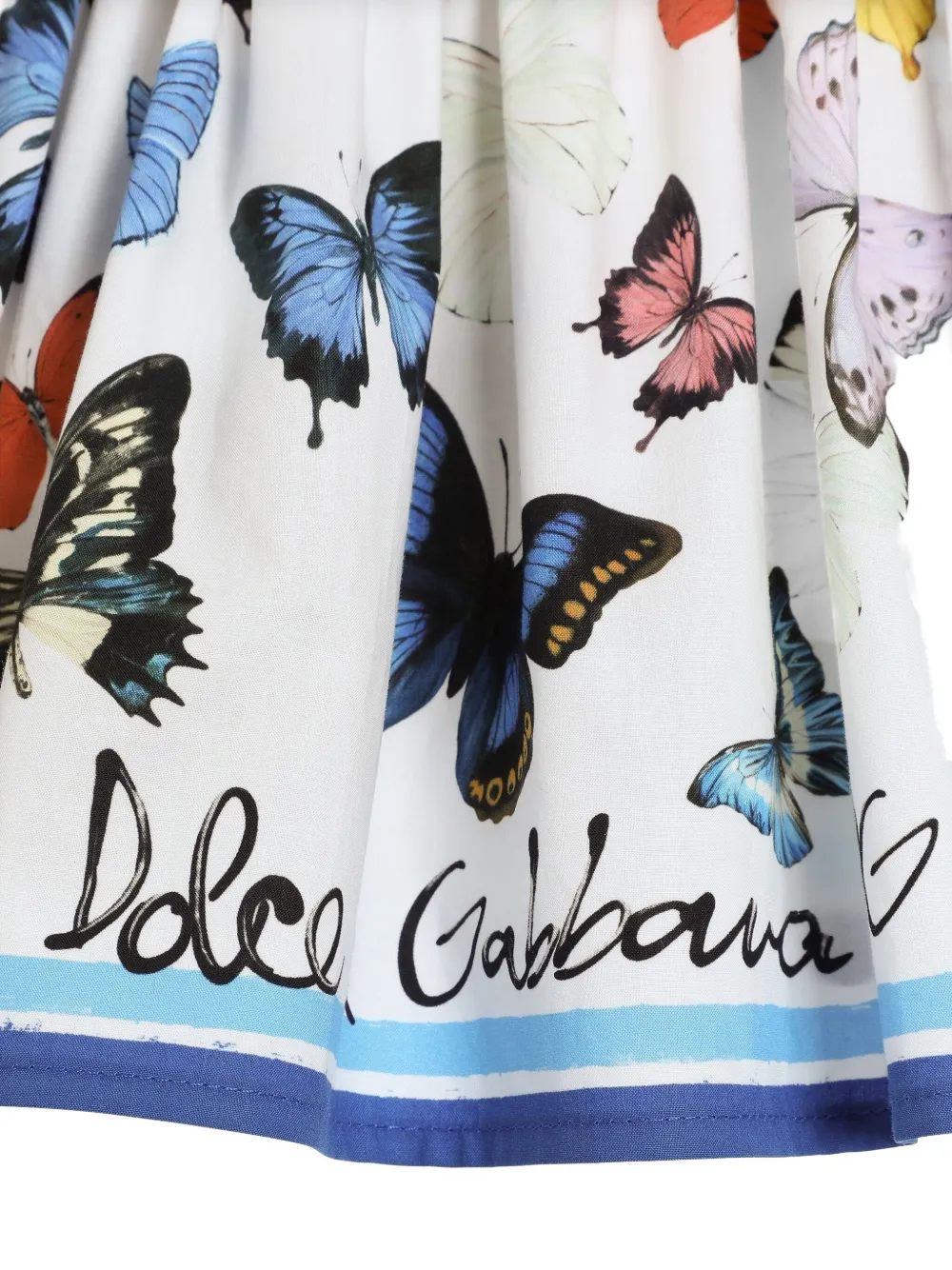 Dolce & Gabbana Kids Jurk met print Wit