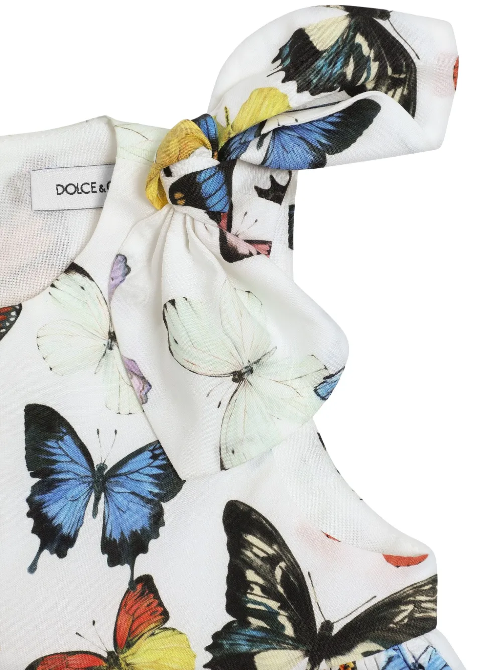 Dolce & Gabbana Kids Jurk met print Wit