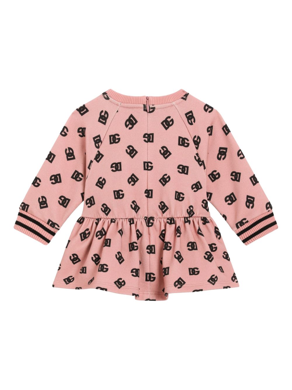 Dolce & Gabbana Kids logo-print dress - Roze