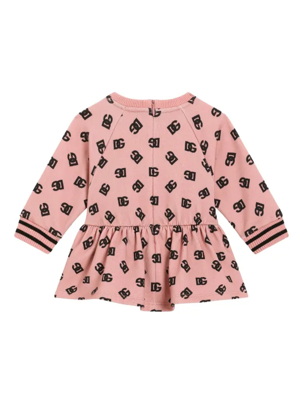Dolce & Gabbana Kids ロゴ ワンピース | ピンク | FARFETCH JP
