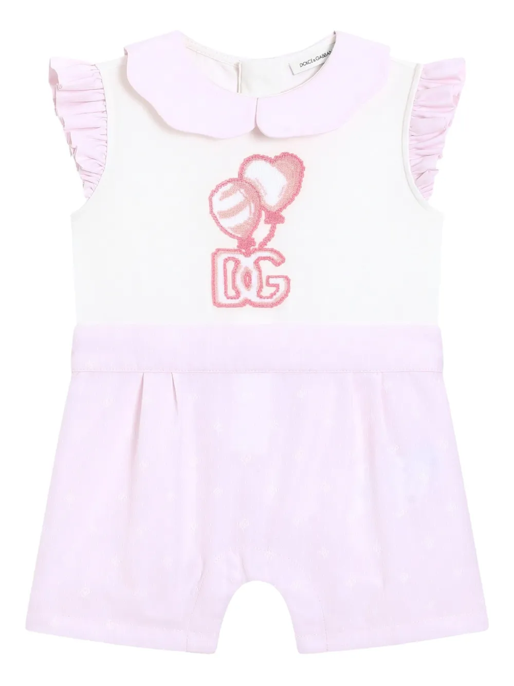 Dolce & Gabbana Kids コットン ロンパース - ホワイト Dolce & Gabbana Kids コットン ロンパース - ホワイト