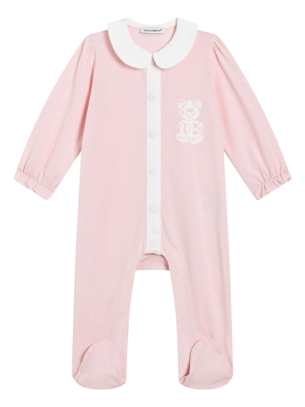 Dolce & Gabbana Kids Pyjama met beerprint - Roze