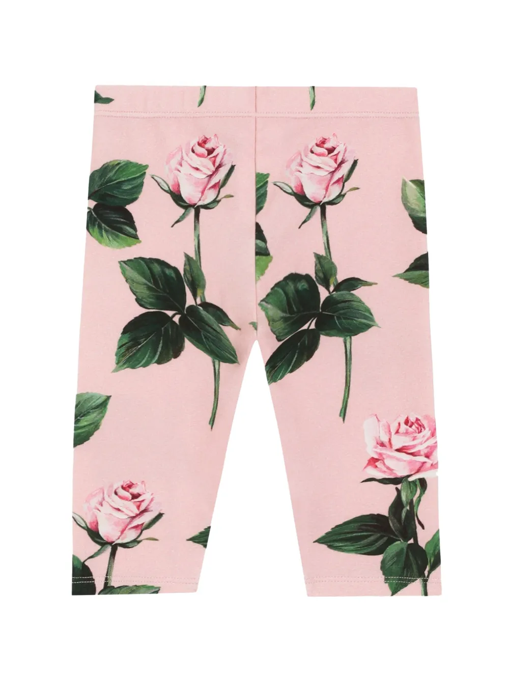 Dolce & Gabbana Kids Legging met roosprint - Roze