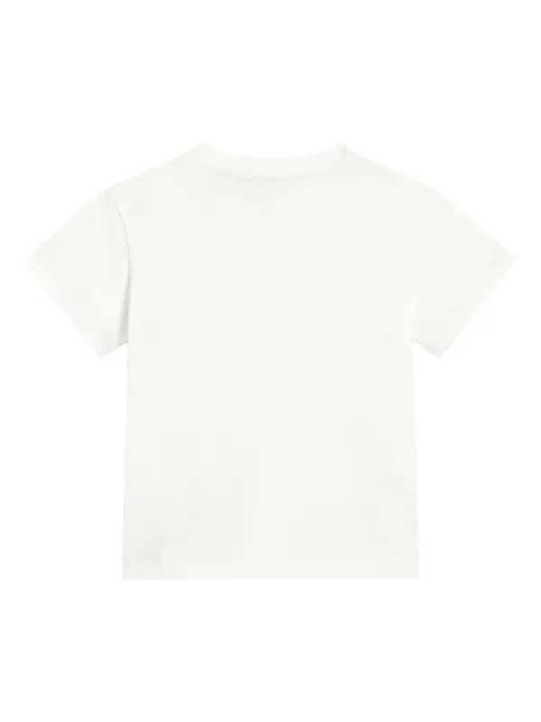 logo-embroidered T-shirt