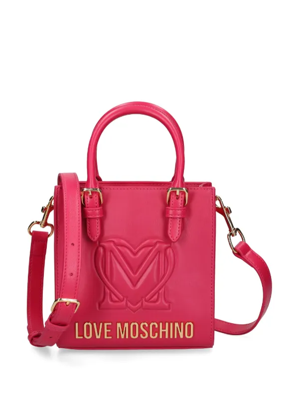 Love Moschino ロゴ ハンドバッグ | ピンク | FARFETCH JP