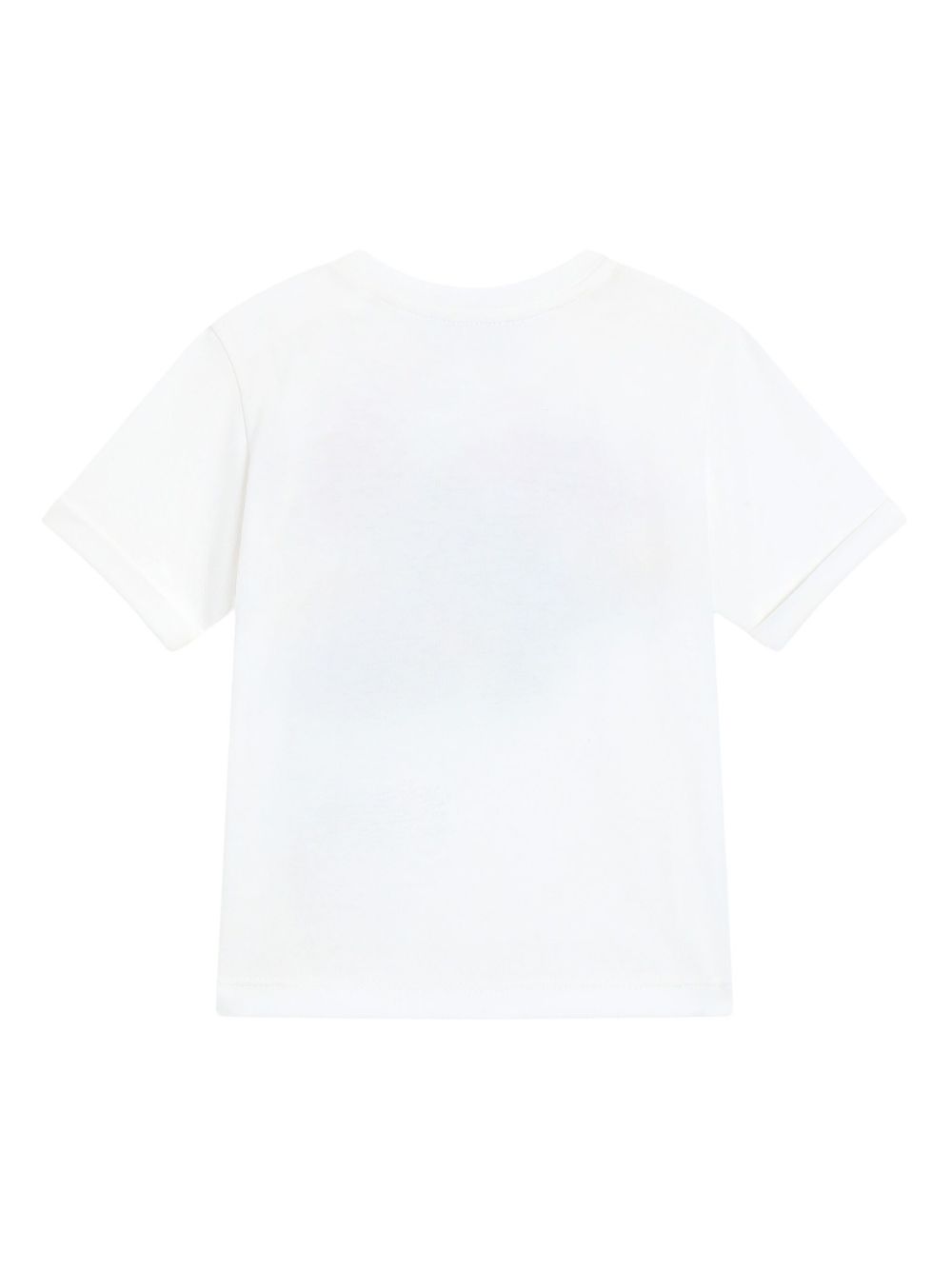 Dolce & Gabbana Kids T-shirt met geborduurd logo - Wit