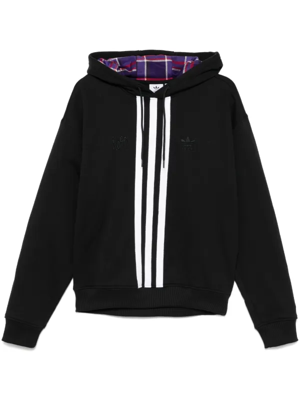 Adidas x KoRn patch lettering Hoodie Black FARFETCH SG