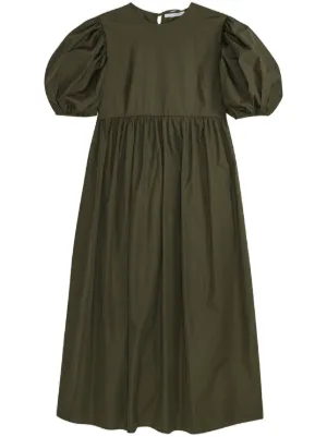 ◇関税込◇CECILIE BAHNSEN パフスリーブ 両肩カットワンピース